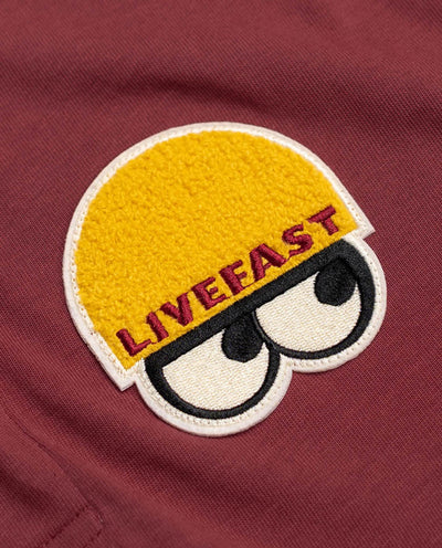 LiveFast Vintage Logo Patch Polo - 8JS