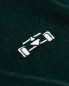 Velour Fleece Racecar Track Jacket - 8JS