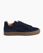 Evolo Suede Racing Sneakers / Navy - 8JS