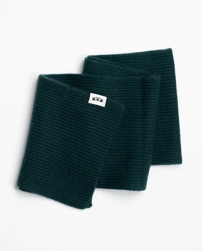 Wool Cashmere Scarf / Racing Green - 8JS