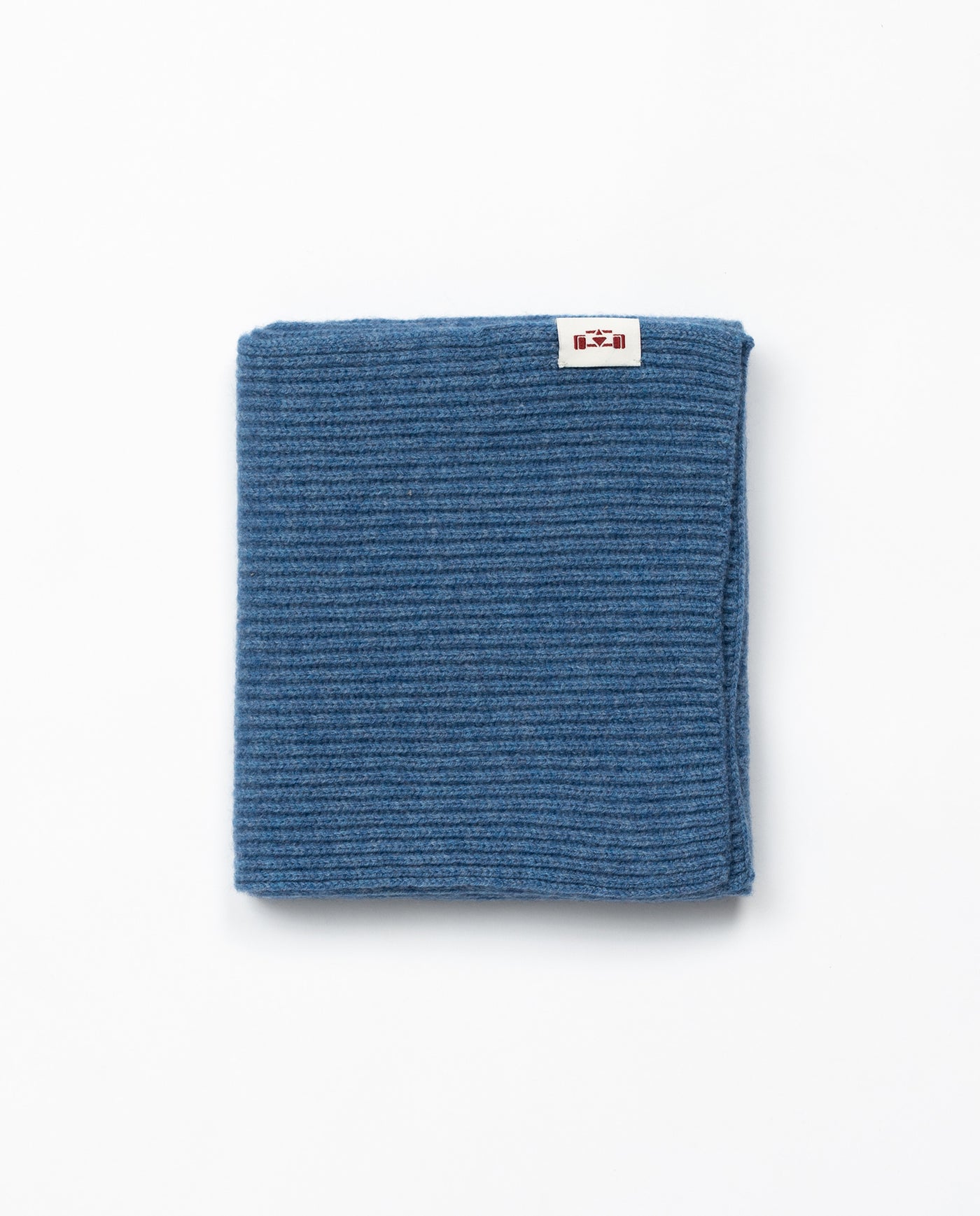 Wool Cashmere Scarf / Blue - 8JS