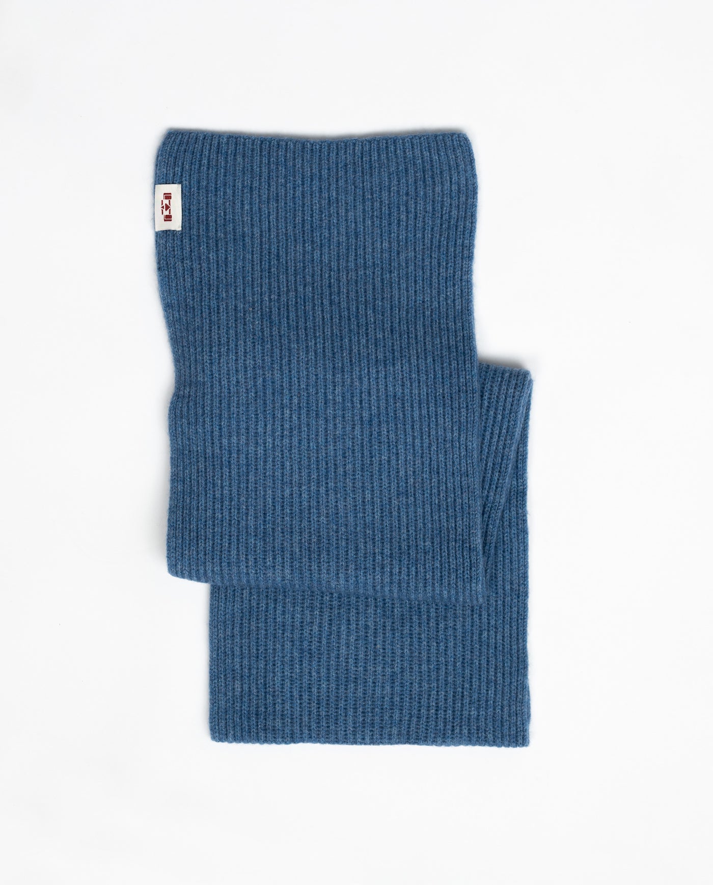 Wool Cashmere Scarf / Blue - 8JS