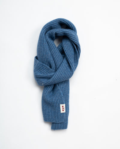 Wool Cashmere Scarf / Blue - 8JS