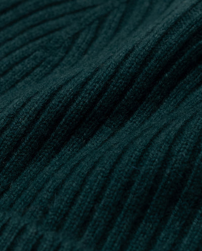 Cashmere Beanie / Green - 8JS
