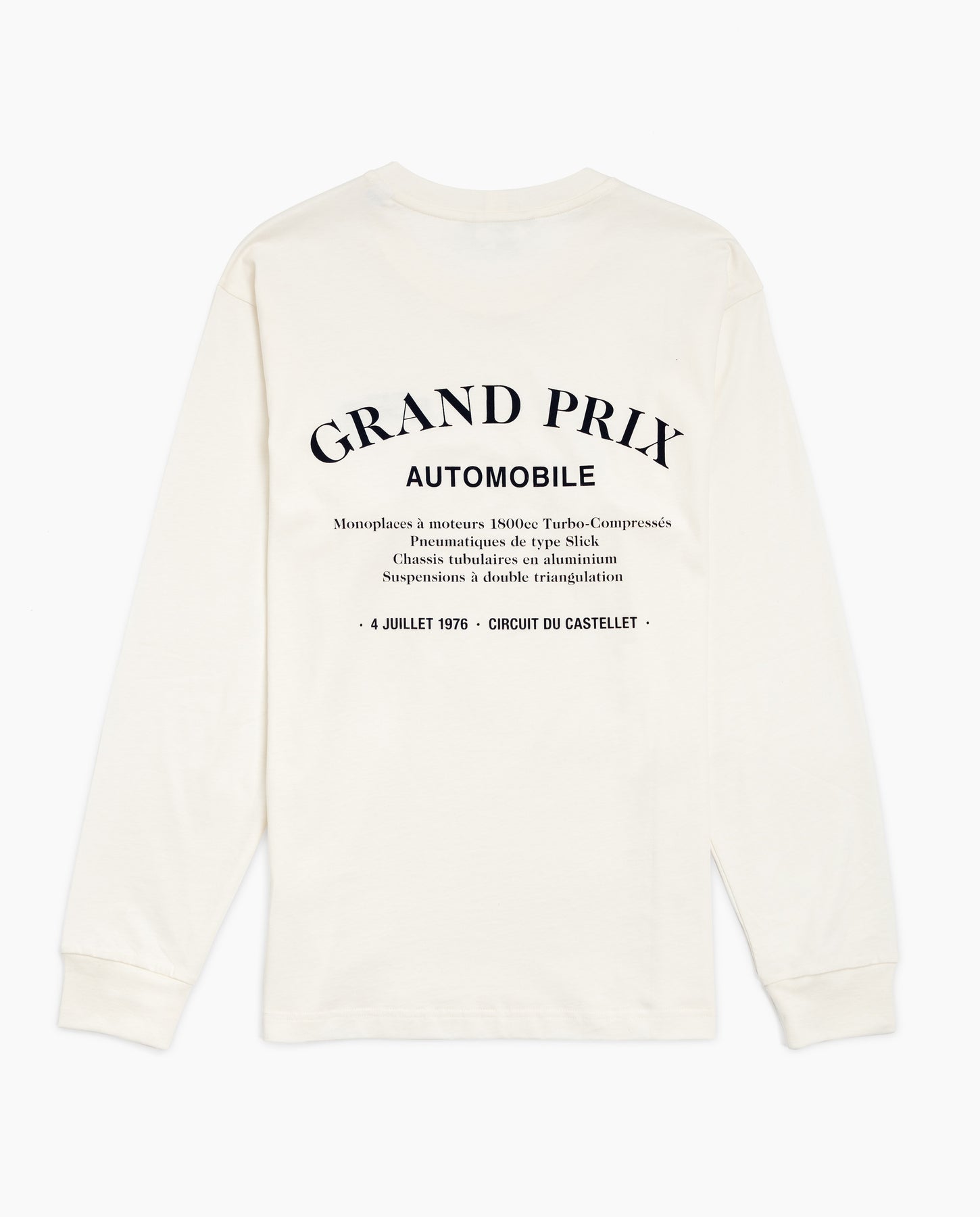 8JS | Grand Prix Long Sleeve T-Shirt - Dusty Olive