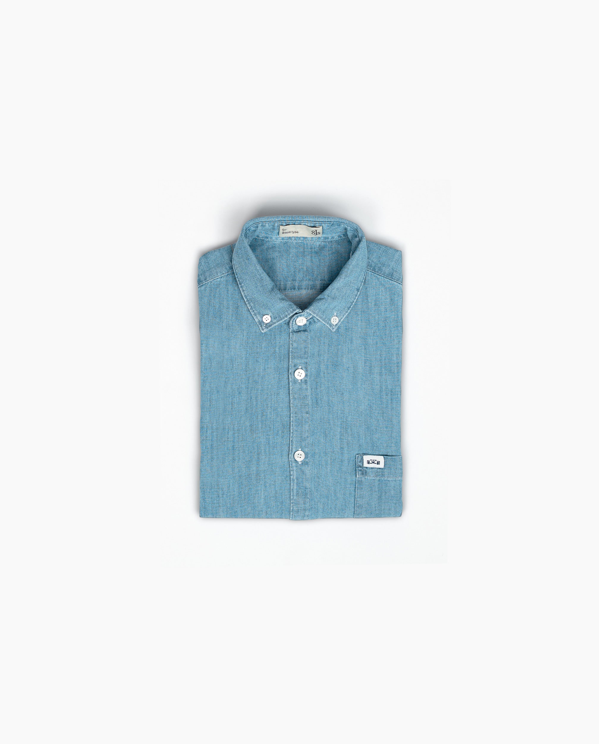 Ultra Light Washed Chambray Racecar Shirt - 8JS