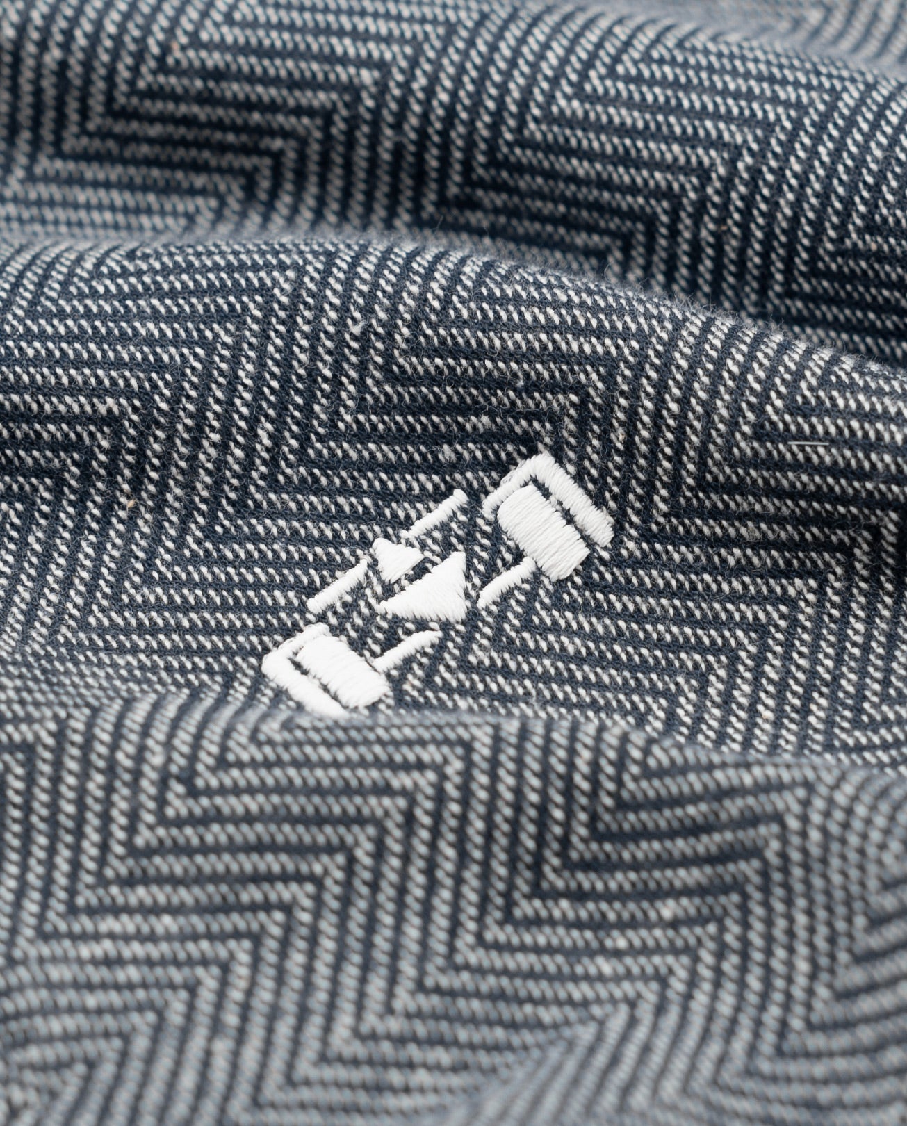 Herringbone Racecar Zip Polo - 8JS