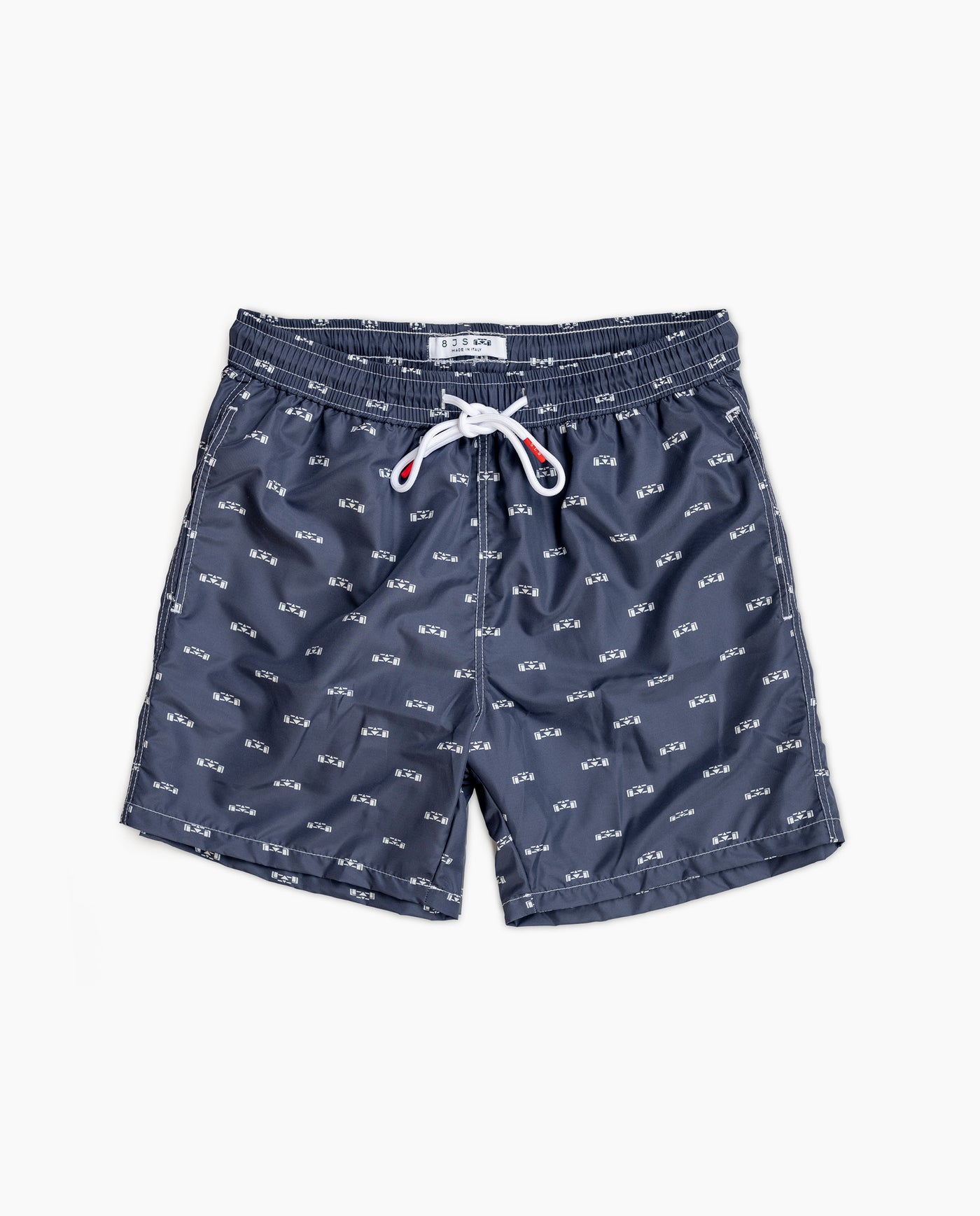 Racecar Pattern Swimshort - 8JS